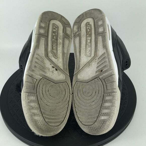 Nike Air Jordan 3 Retro 'Cyber Monday' Black Leather 398614-020 Women's Size 6.5 - Picture 10 of 12